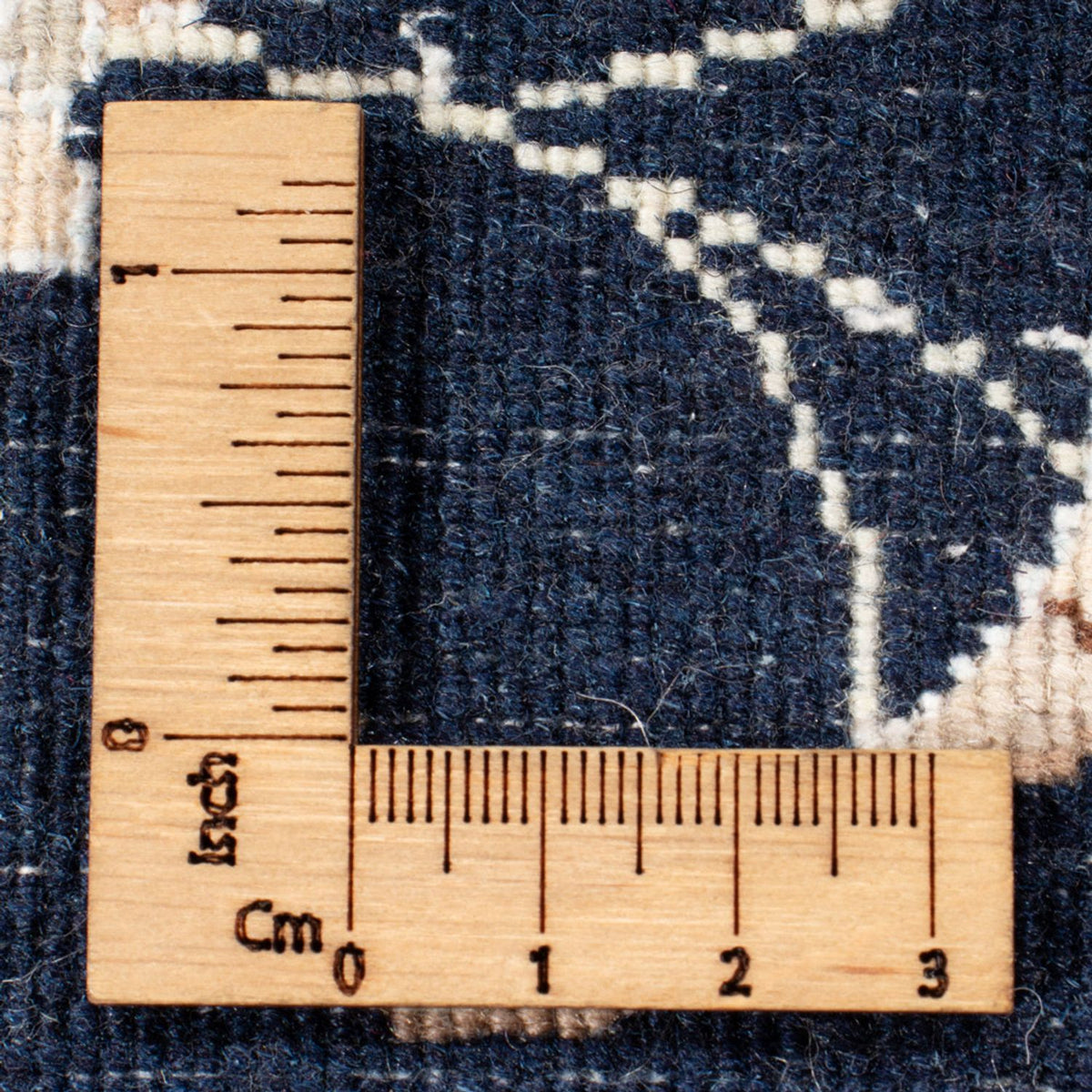 Tapis de couloir Tapis persan - Nain - Royal - 200 x 81 cm - bleu foncé