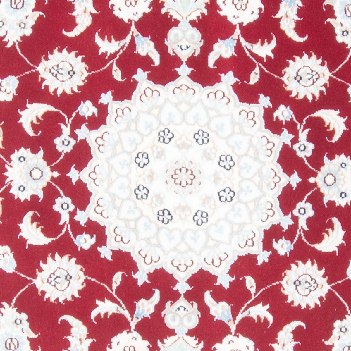 Tapis de couloir Tapis persan - Nain - Royal - 200 x 80 cm - rouge