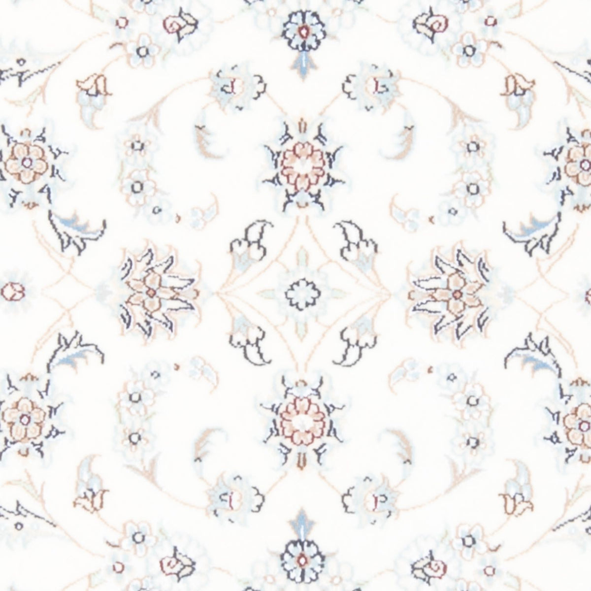 Tapis de couloir Tapis persan - Nain - Royal - 203 x 80 cm - crème