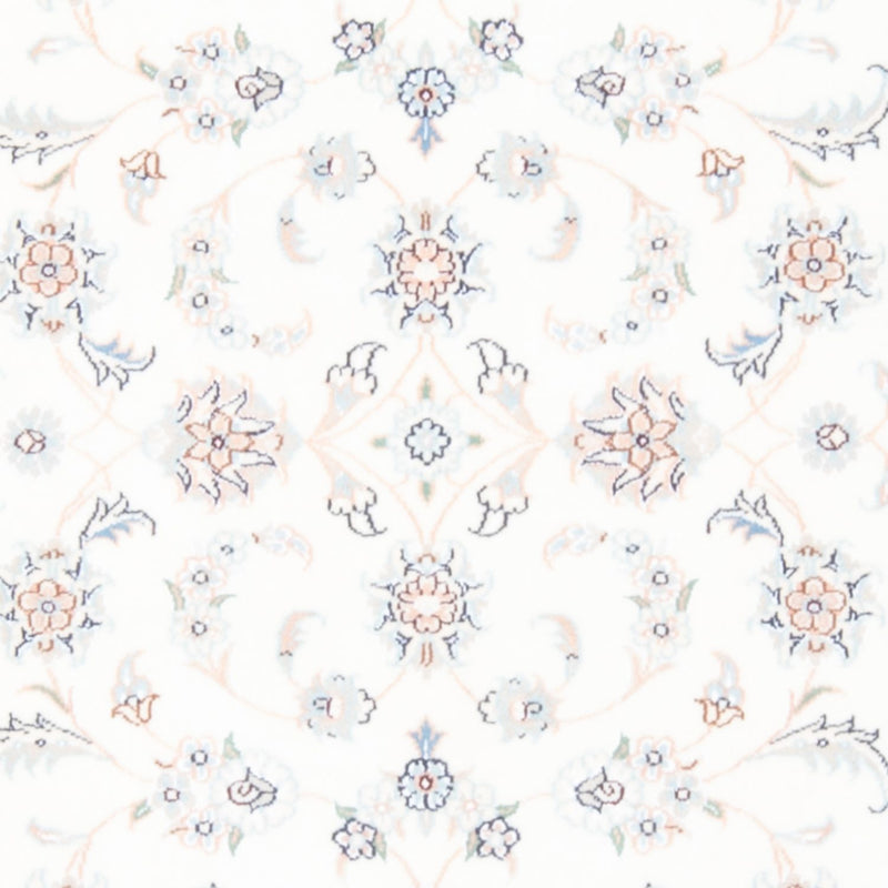 Tapis de couloir Tapis persan - Nain - Royal - 196 x 81 cm - crème