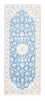 Tapis de couloir Tapis persan - Nain - Royal - 204 x 82 cm - bleu clair