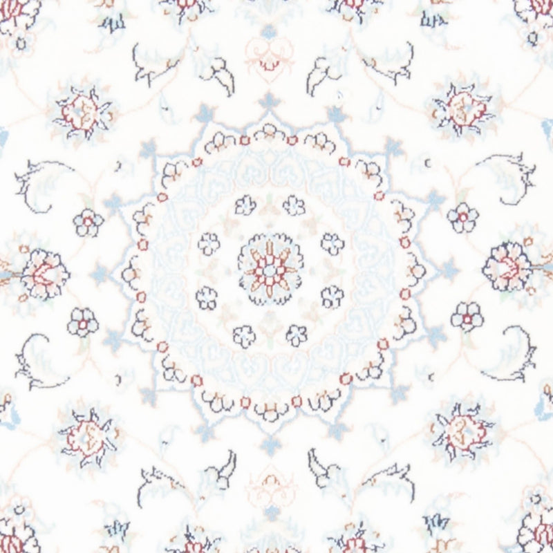 Tapis de couloir Tapis persan - Nain - Royal - 199 x 81 cm - crème