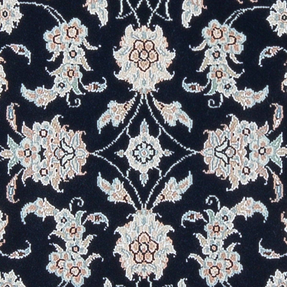 Tapis de couloir Tapis persan - Nain - Premium - 248 x 82 cm - bleu foncé