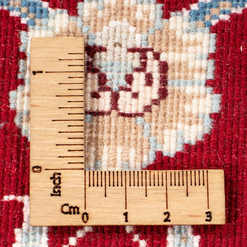 Tapis de couloir Tapis persan - Nain - Royal - 202 x 80 cm - rouge