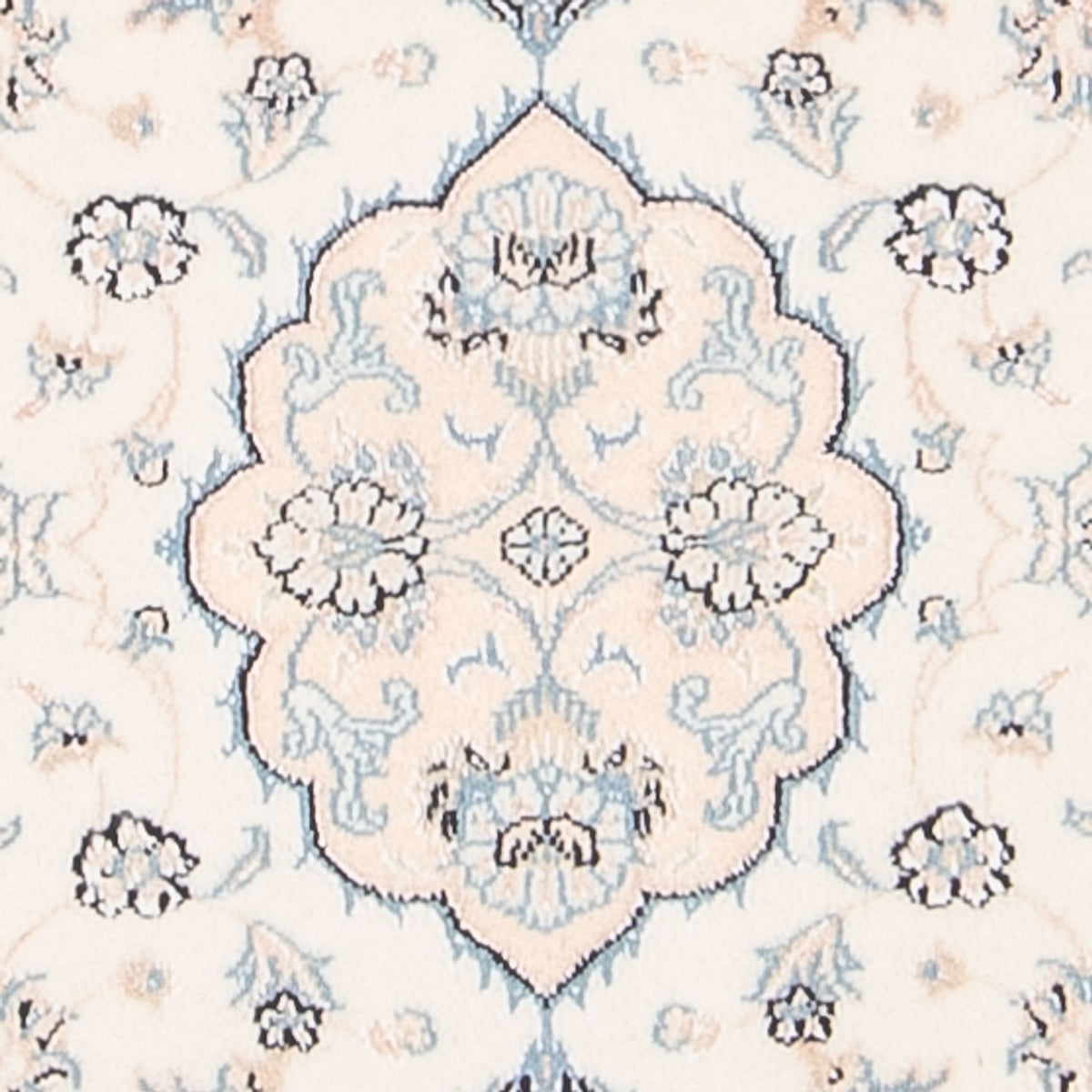 Tapis persan - Nain - 85 x 60 cm - crème