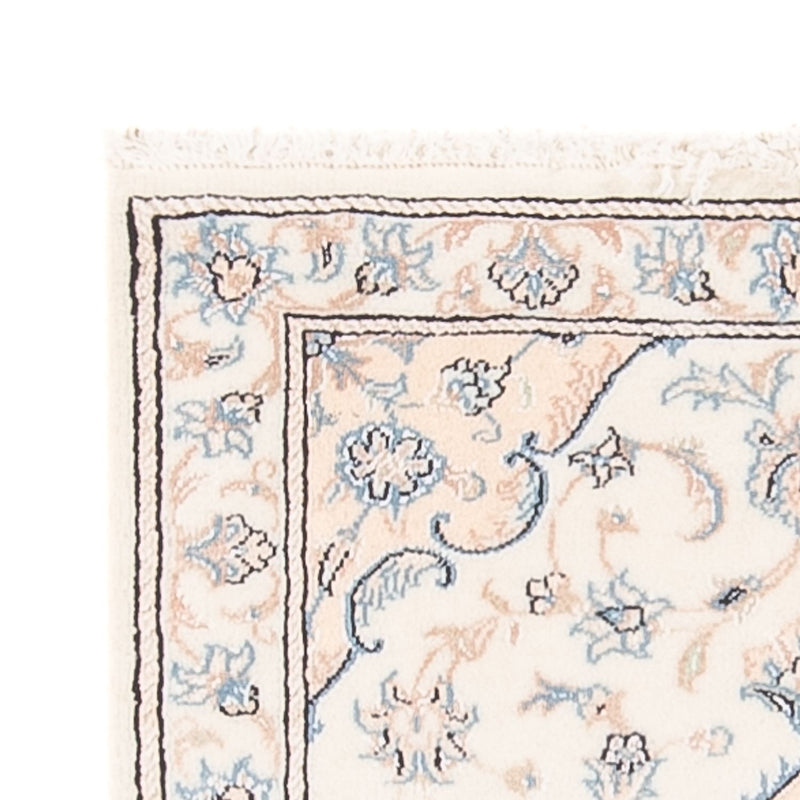 Tapis persan - Nain - 85 x 60 cm - crème