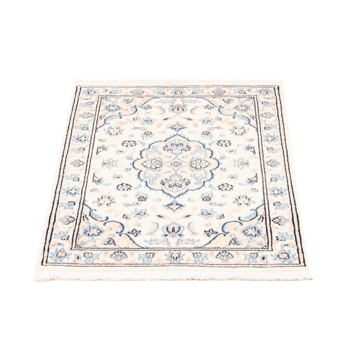 Tapis persan - Nain - 85 x 60 cm - crème