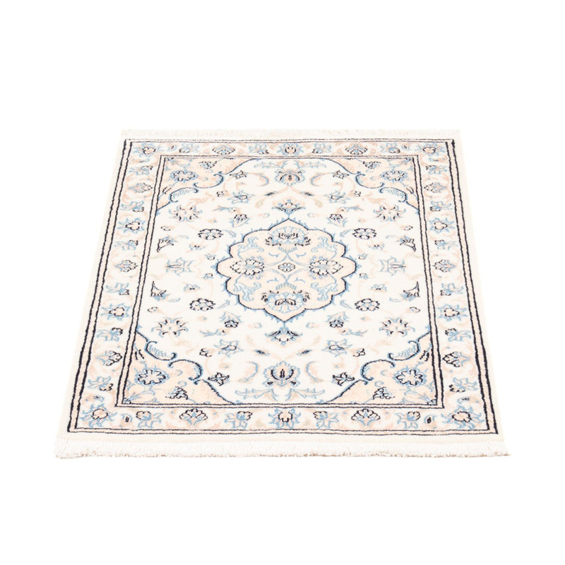 Tapis persan - Nain - 85 x 60 cm - crème