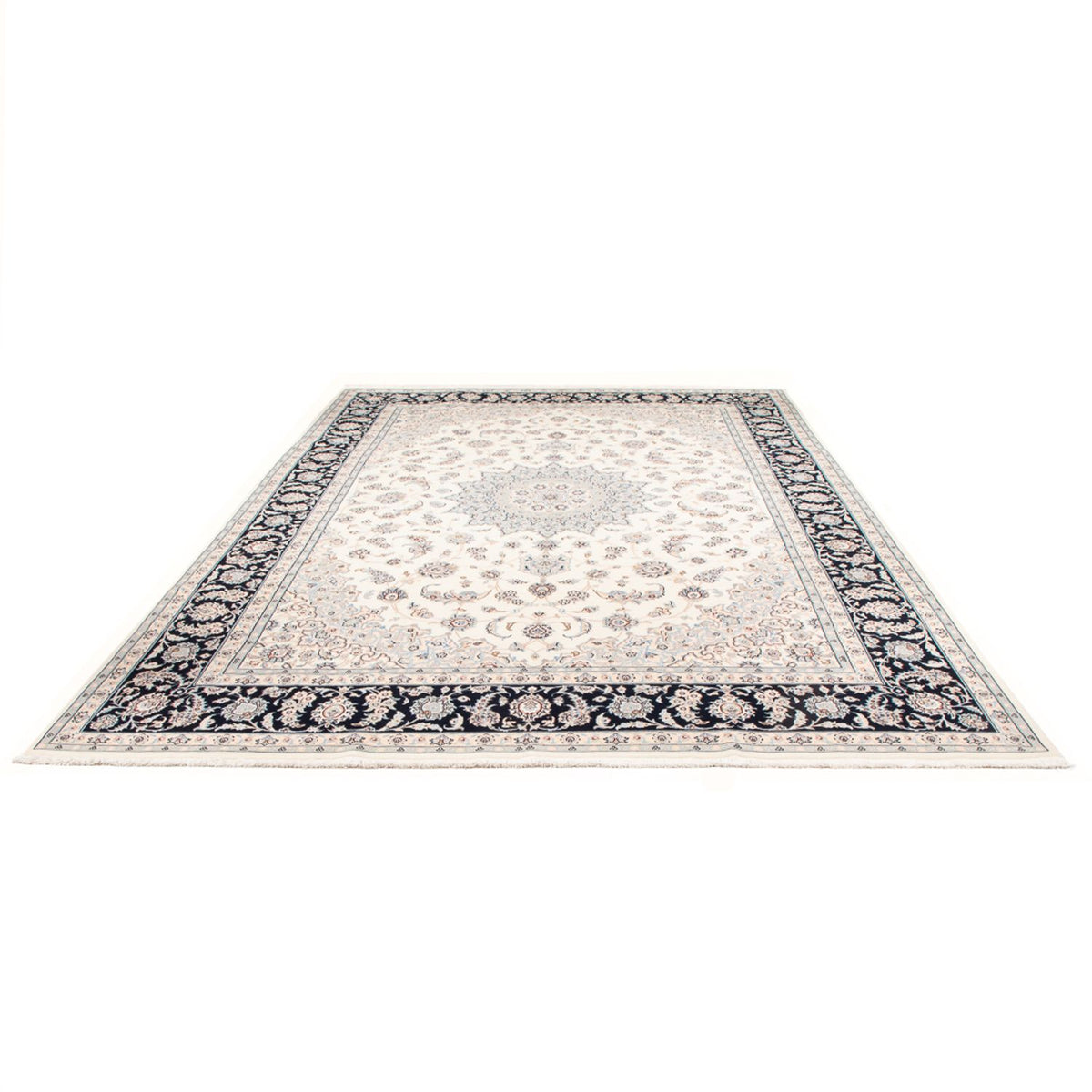 Tapis persan - Nain - Premium - 343 x 246 cm - crème