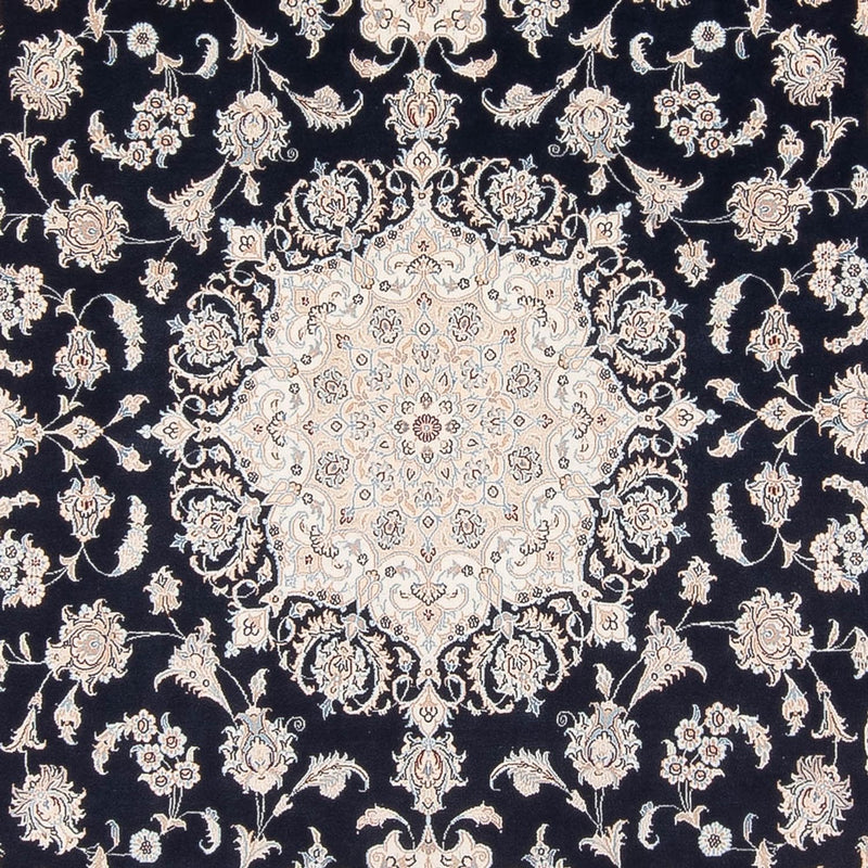 Tapis persan - Nain - Premium - 310 x 243 cm - bleu foncé