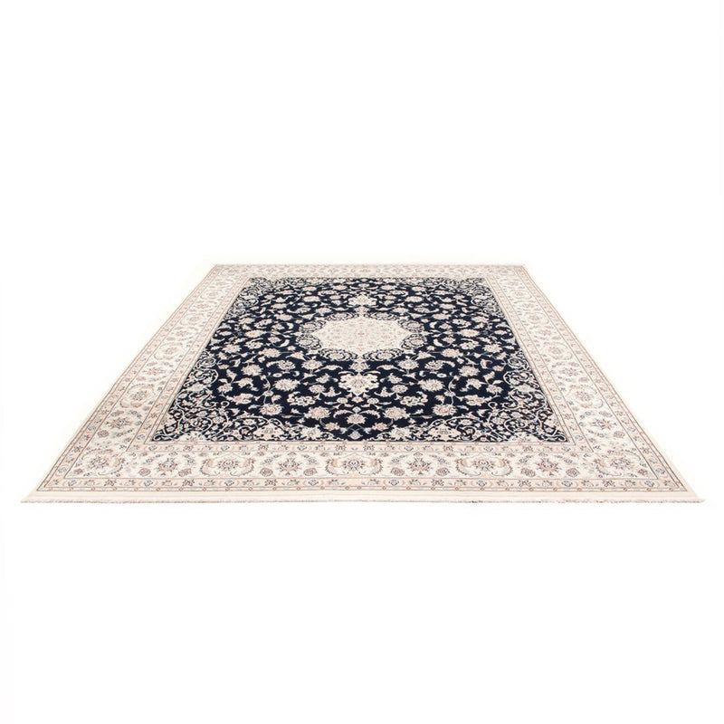 Tapis persan - Nain - Premium - 310 x 243 cm - bleu foncé