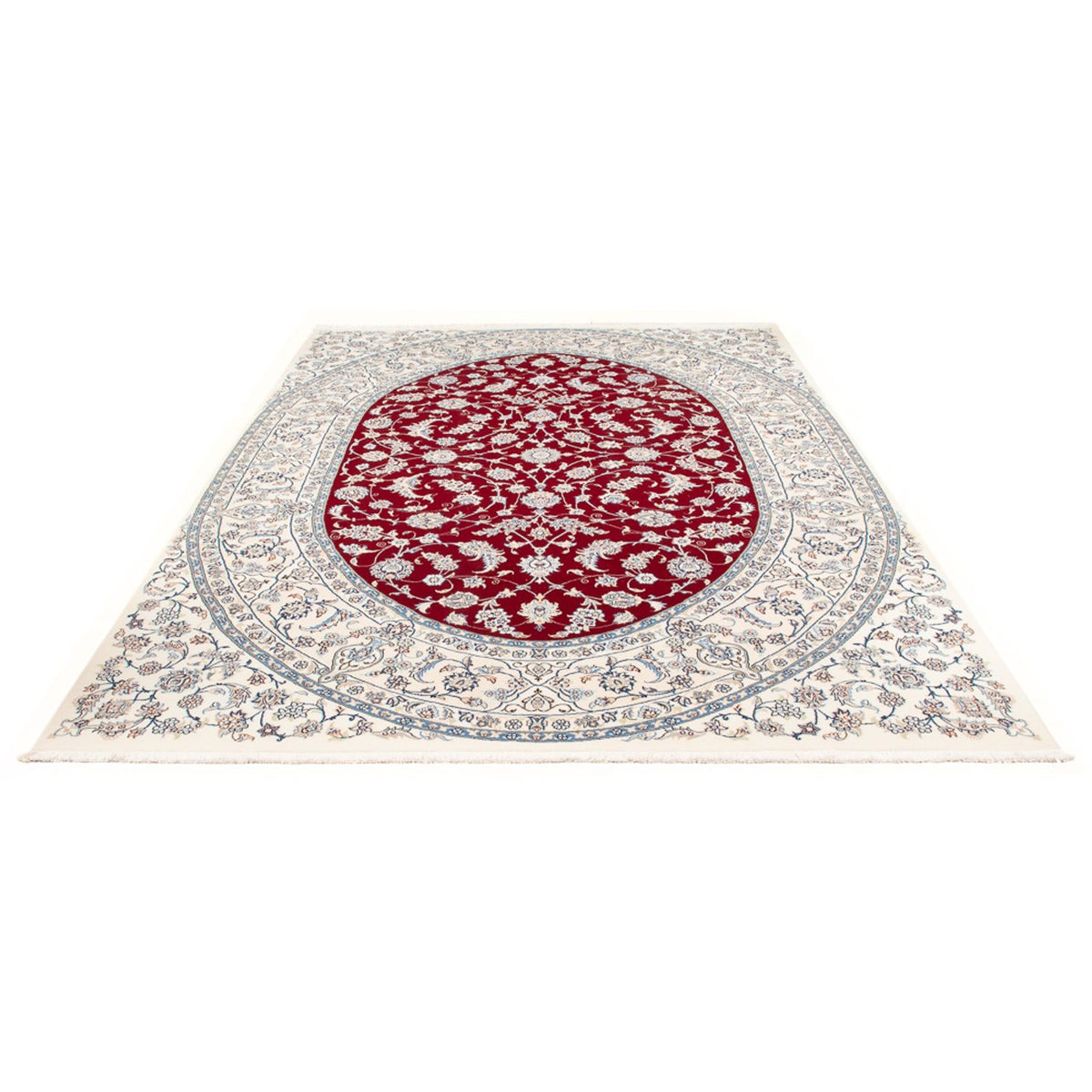 Tapis persan - Nain - Premium - 297 x 203 cm - rouge