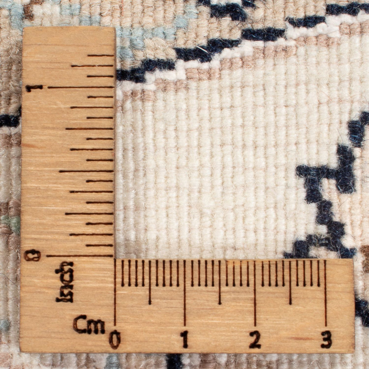 Tapis persan - Nain - Premium ronde - 148 x 149 cm - crème