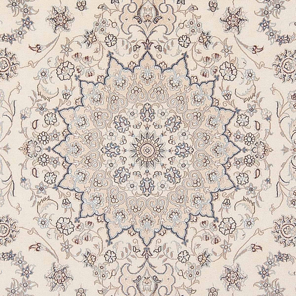 Tapis persan - Nain - Premium - 300 x 198 cm - crème