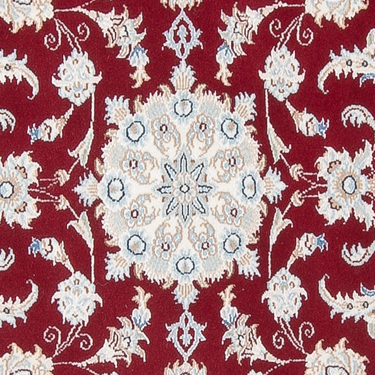 Tapis de couloir Tapis persan - Nain - Premium - 298 x 83 cm - rouge