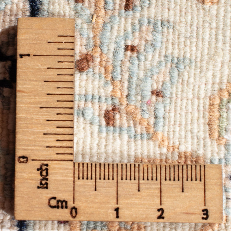 Tapis de couloir Tapis persan - Nain - Premium - 302 x 83 cm - bleu foncé