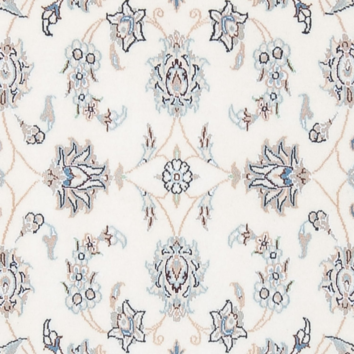 Tapis de couloir Tapis persan - Nain - Premium - 314 x 81 cm - crème