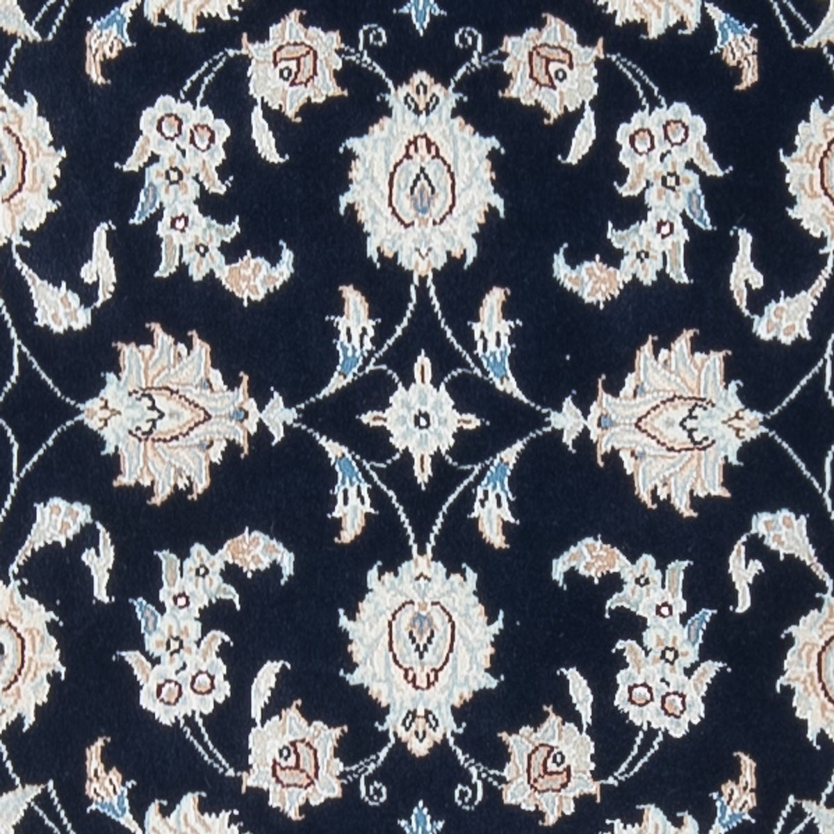 Tapis de couloir Tapis persan - Nain - Premium - 302 x 82 cm - bleu foncé
