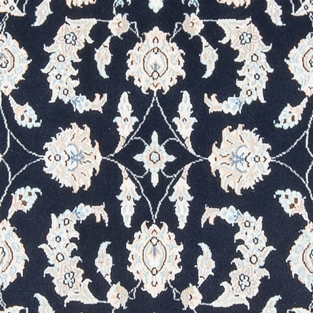 Tapis de couloir Tapis persan - Nain - Premium - 339 x 85 cm - bleu foncé