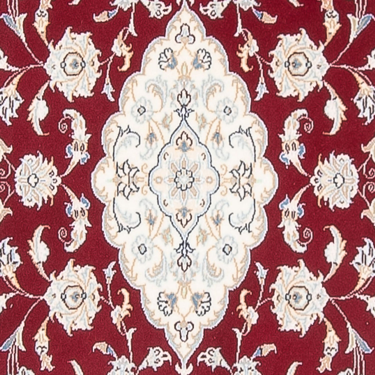Tapis de couloir Tapis persan - Nain - Premium - 351 x 85 cm - rouge