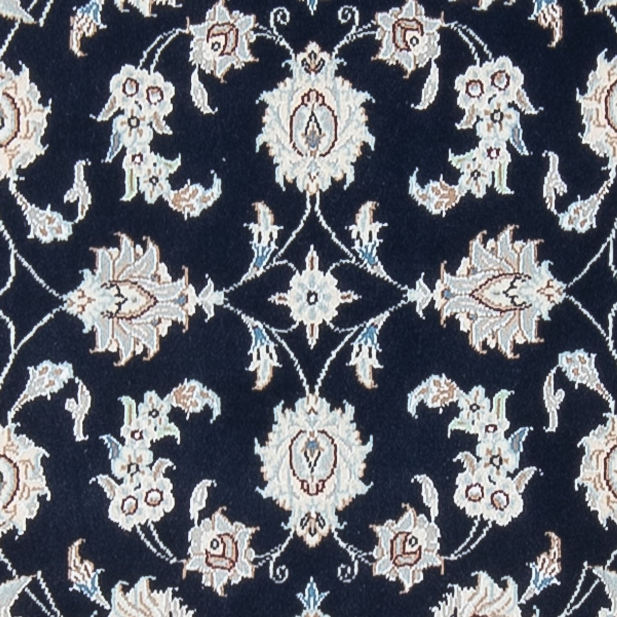 Tapis de couloir Tapis persan - Nain - Premium - 301 x 82 cm - bleu foncé