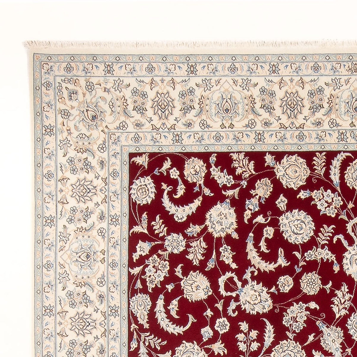 Tapis persan - Nain - Premium - 300 x 248 cm - rouge