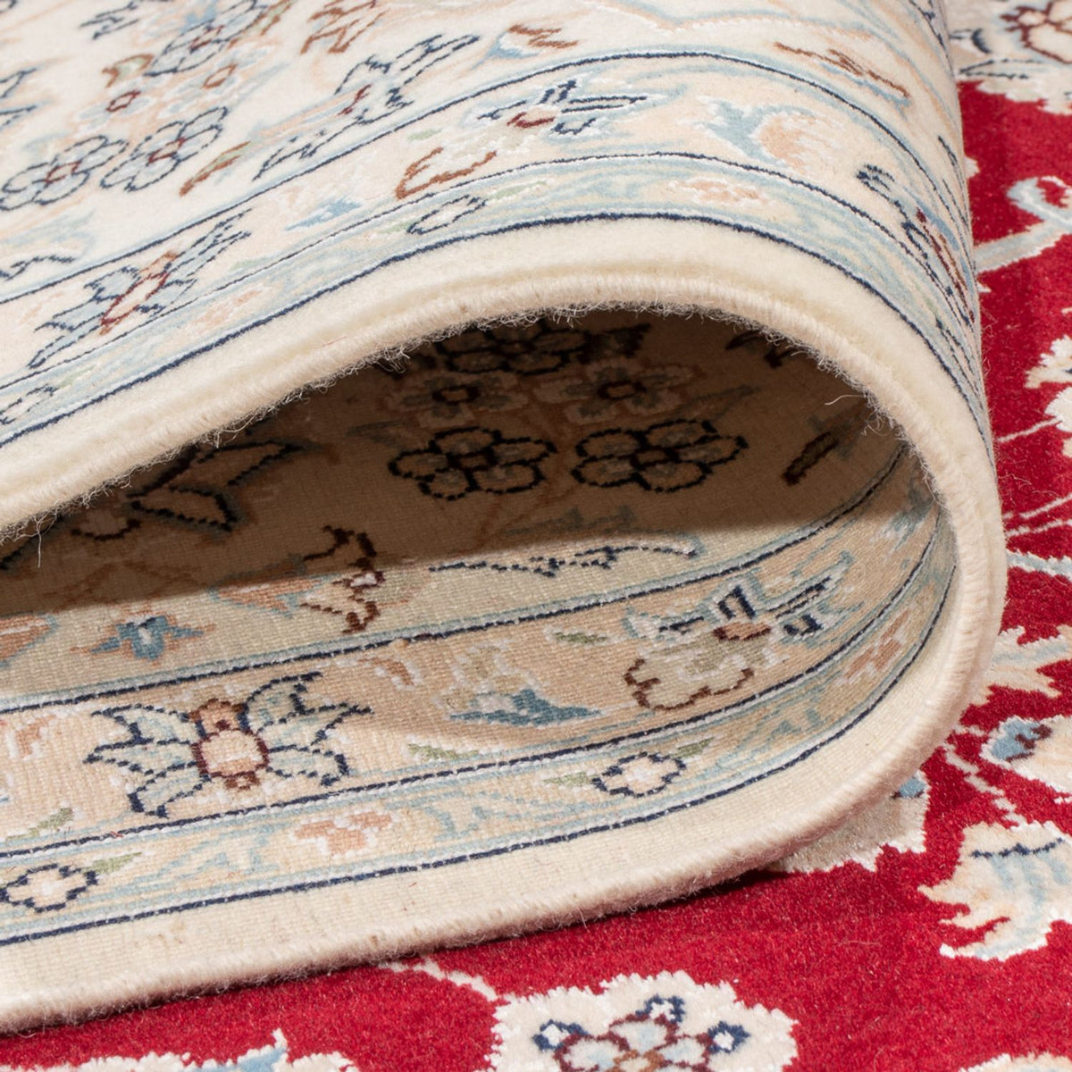 Tapis persan - Nain - Premium - 300 x 248 cm - rouge