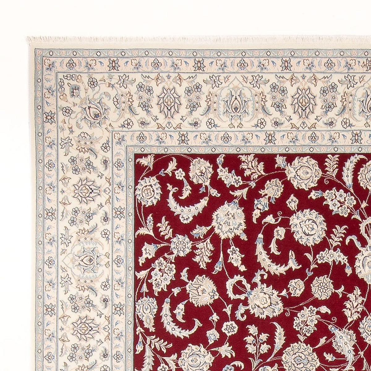 Tapis persan - Nain - Premium - 295 x 247 cm - rouge