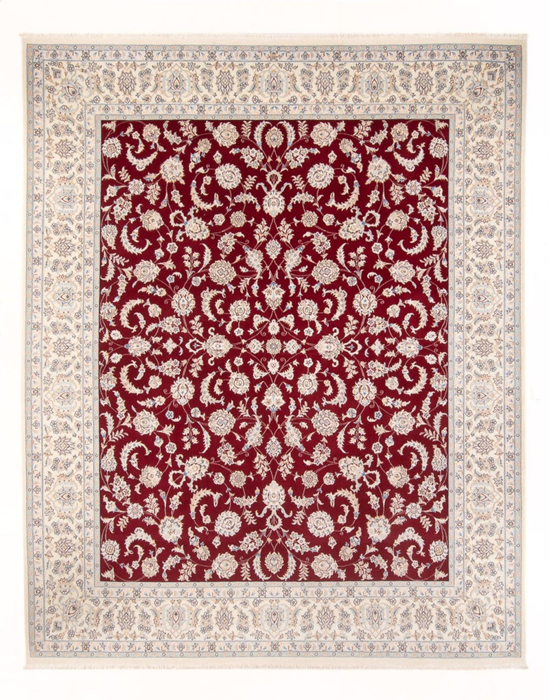 Tapis persan - Nain - Premium - 298 x 248 cm - rouge