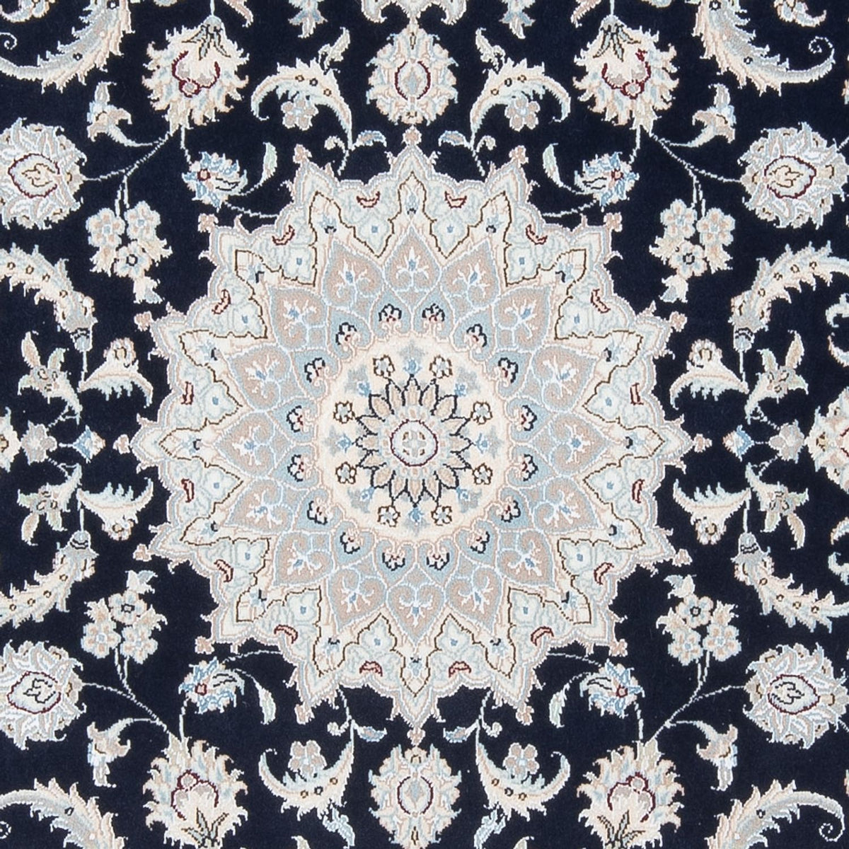 Tapis persan - Nain - Premium - 200 x 150 cm - bleu foncé