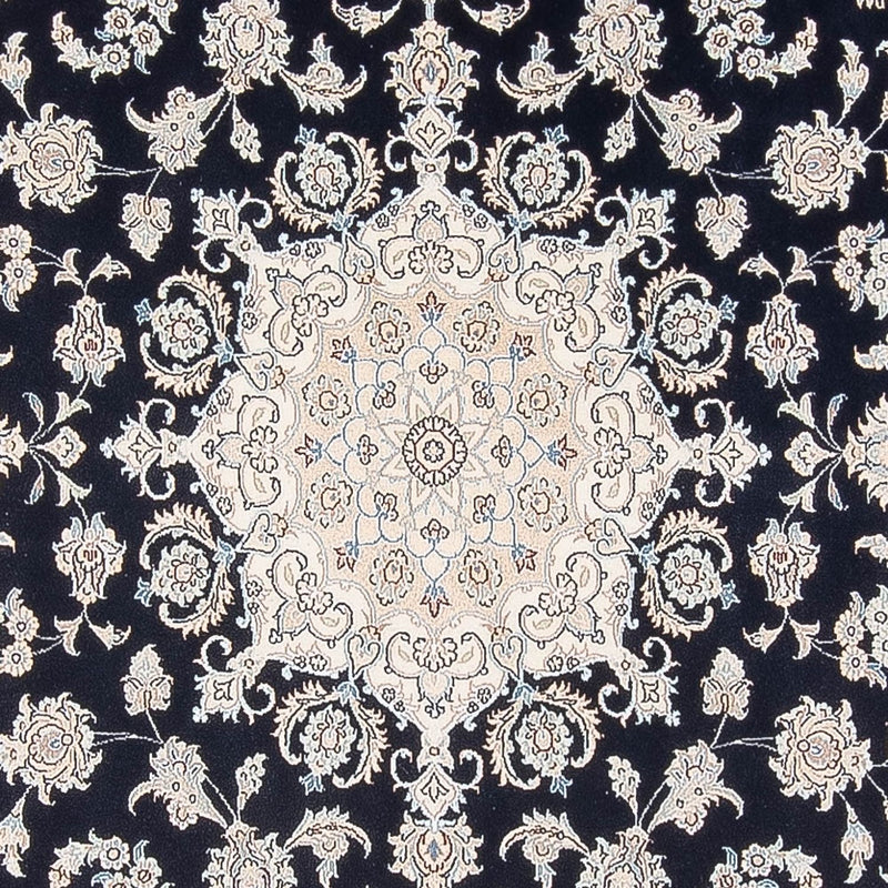 Tapis persan - Nain - Premium - 301 x 202 cm - bleu foncé