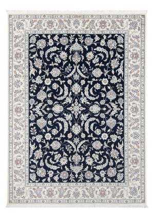 Tapis persan - Nain - Premium - 202 x 150 cm - bleu foncé