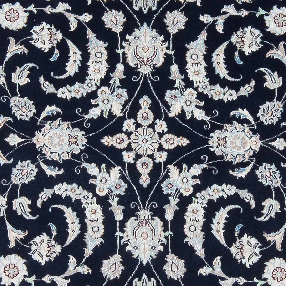 Tapis persan - Nain - Premium - 196 x 151 cm - bleu foncé