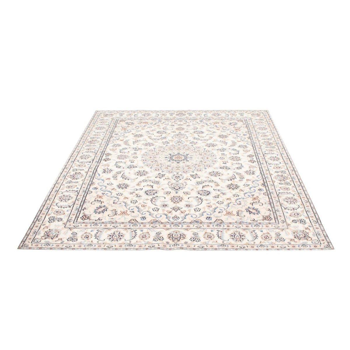 Tapis persan - Nain - Royal - 198 x 150 cm - crème
