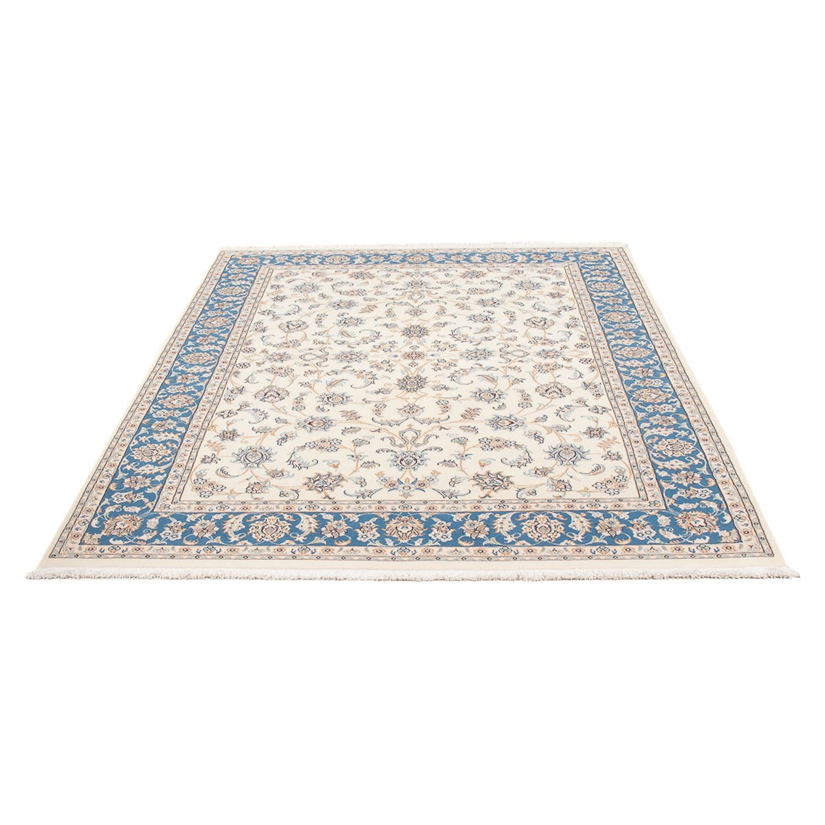 Tapis persan - Nain - Premium - 198 x 152 cm - crème