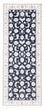 Tapis de couloir Tapis persan - Nain - Royal - 197 x 80 cm - bleu foncé