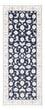 Tapis de couloir Tapis persan - Nain - Royal - 194 x 80 cm - bleu foncé