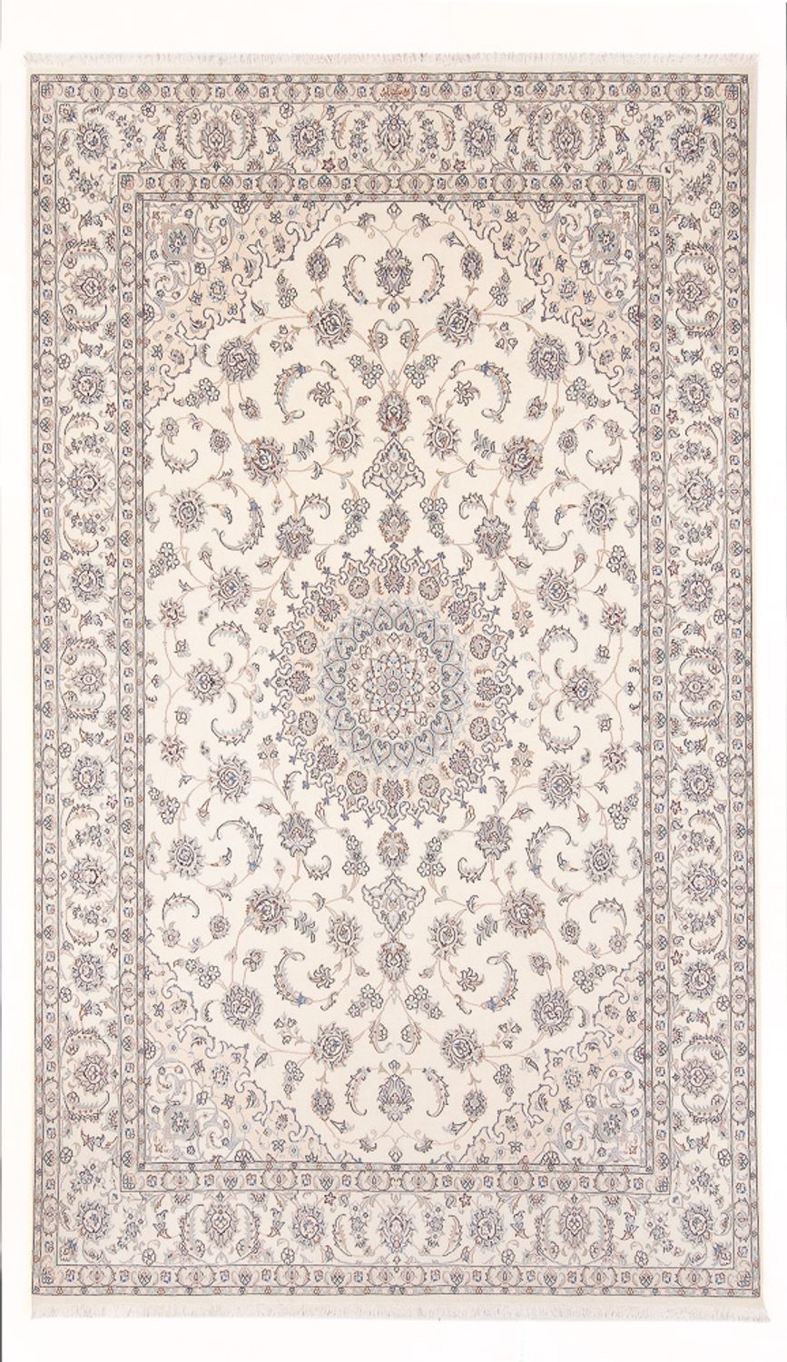 Tapis persan - Nain - Premium - 305 x 200 cm - crème