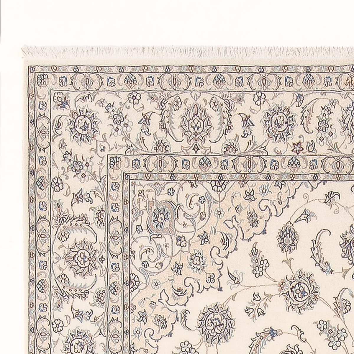Tapis persan - Nain - Premium - 305 x 200 cm - crème