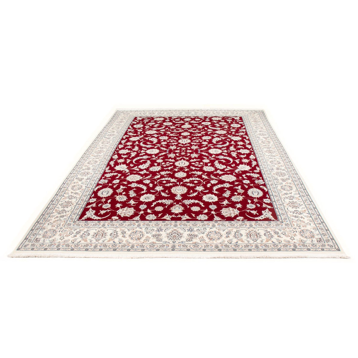 Tapis persan - Nain - Premium - 291 x 198 cm - rouge