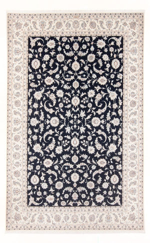 Tapis persan - Nain - Premium - 297 x 200 cm - bleu foncé