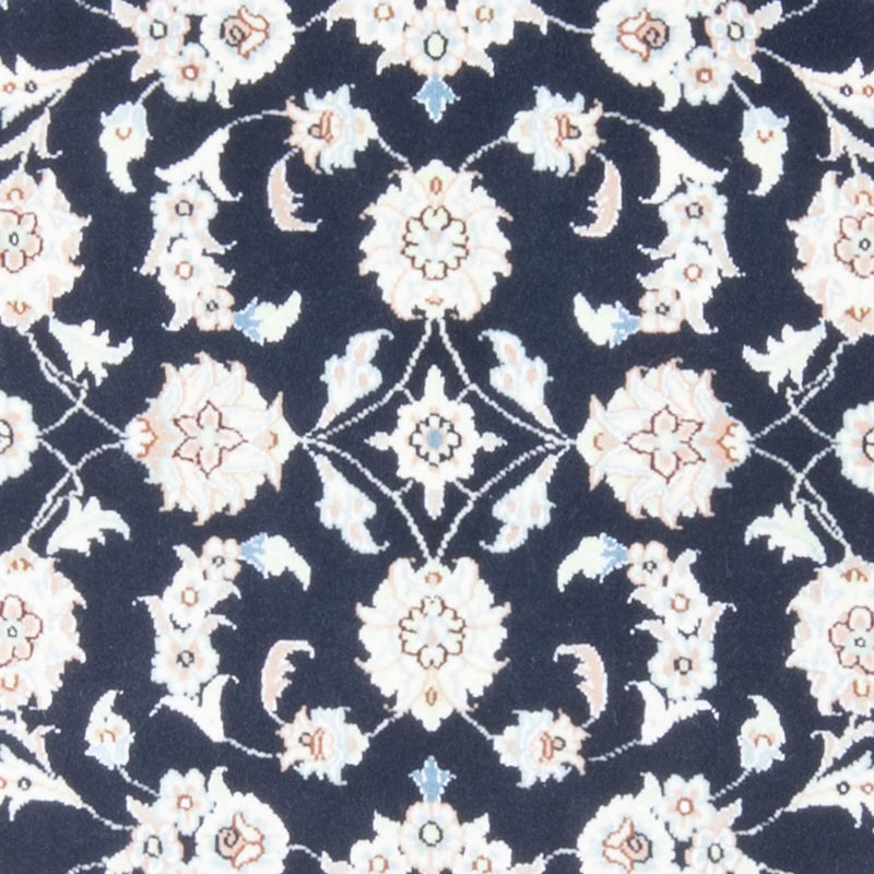 Tapis de couloir Tapis persan - Nain - Royal - 196 x 80 cm - bleu foncé