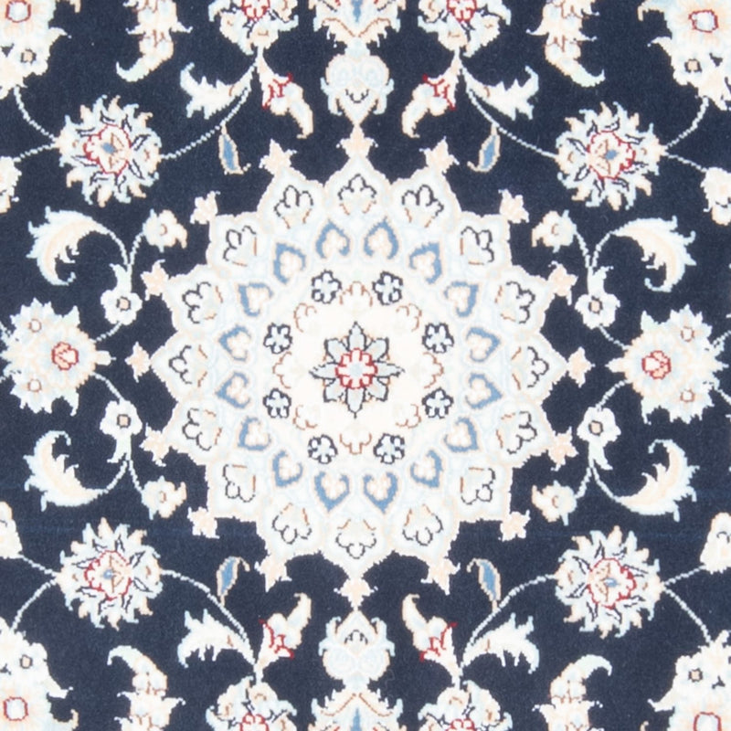 Tapis de couloir Tapis persan - Nain - Royal - 200 x 80 cm - bleu foncé