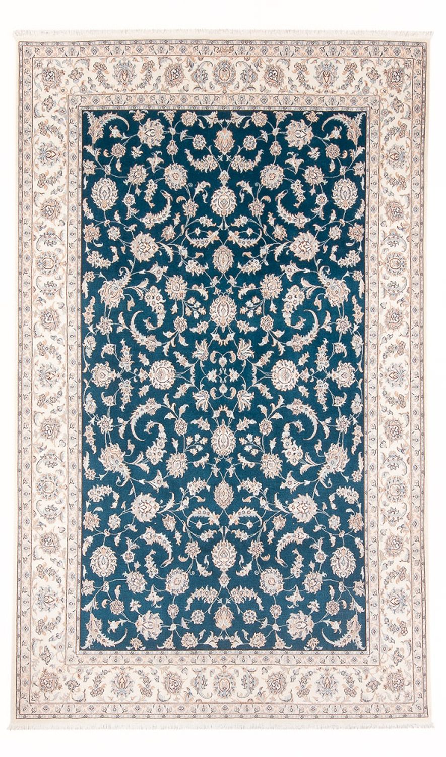 Tapis persan - Nain - Premium - 298 x 198 cm - turquoise