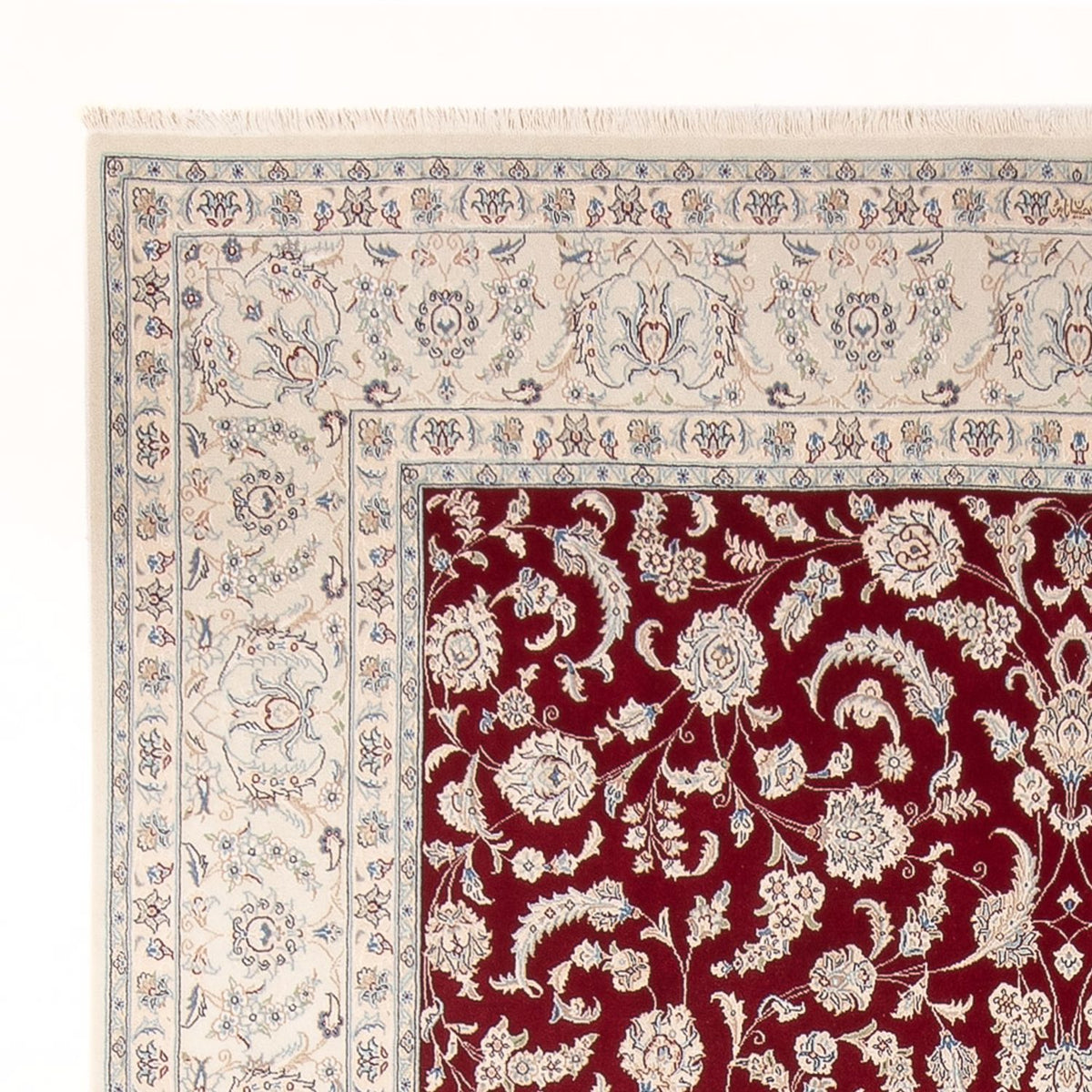 Tapis persan - Nain - Premium - 349 x 245 cm - rouge