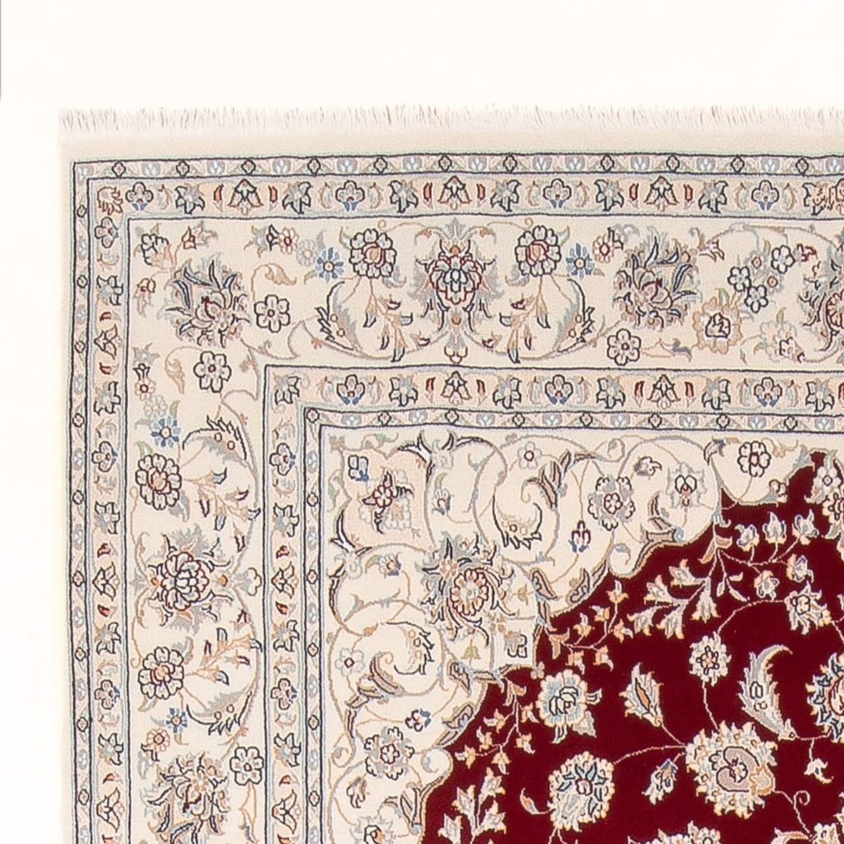 Tapis persan - Nain - Premium - 300 x 197 cm - rouge