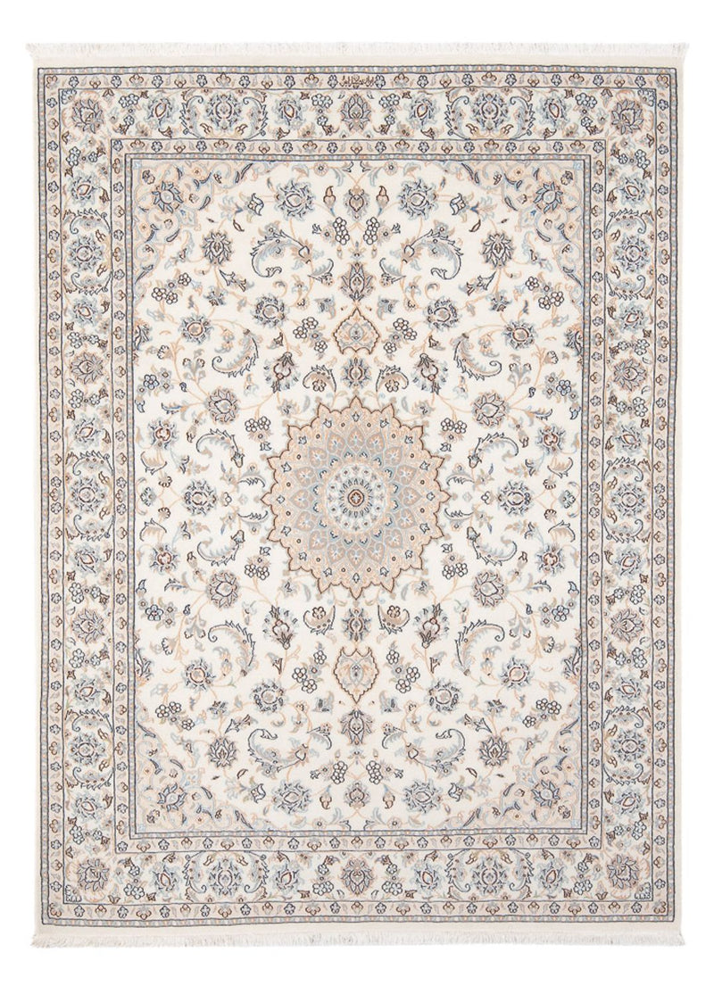 Tapis persan - Nain - Premium - 200 x 150 cm - crème
