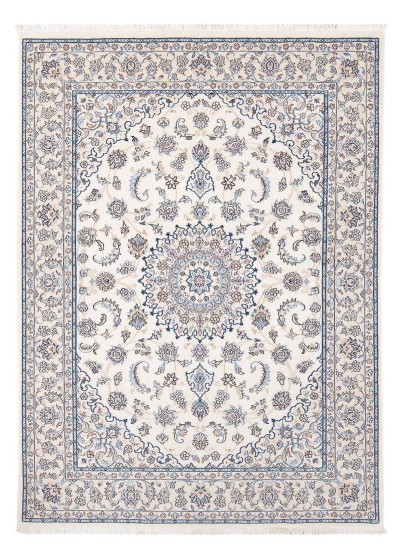 Tapis persan - Nain - Premium - 200 x 150 cm - crème