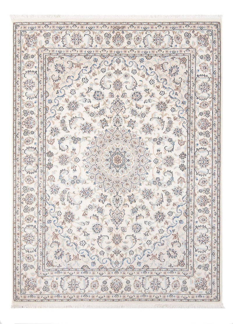 Tapis persan - Nain - Premium - 202 x 150 cm - crème