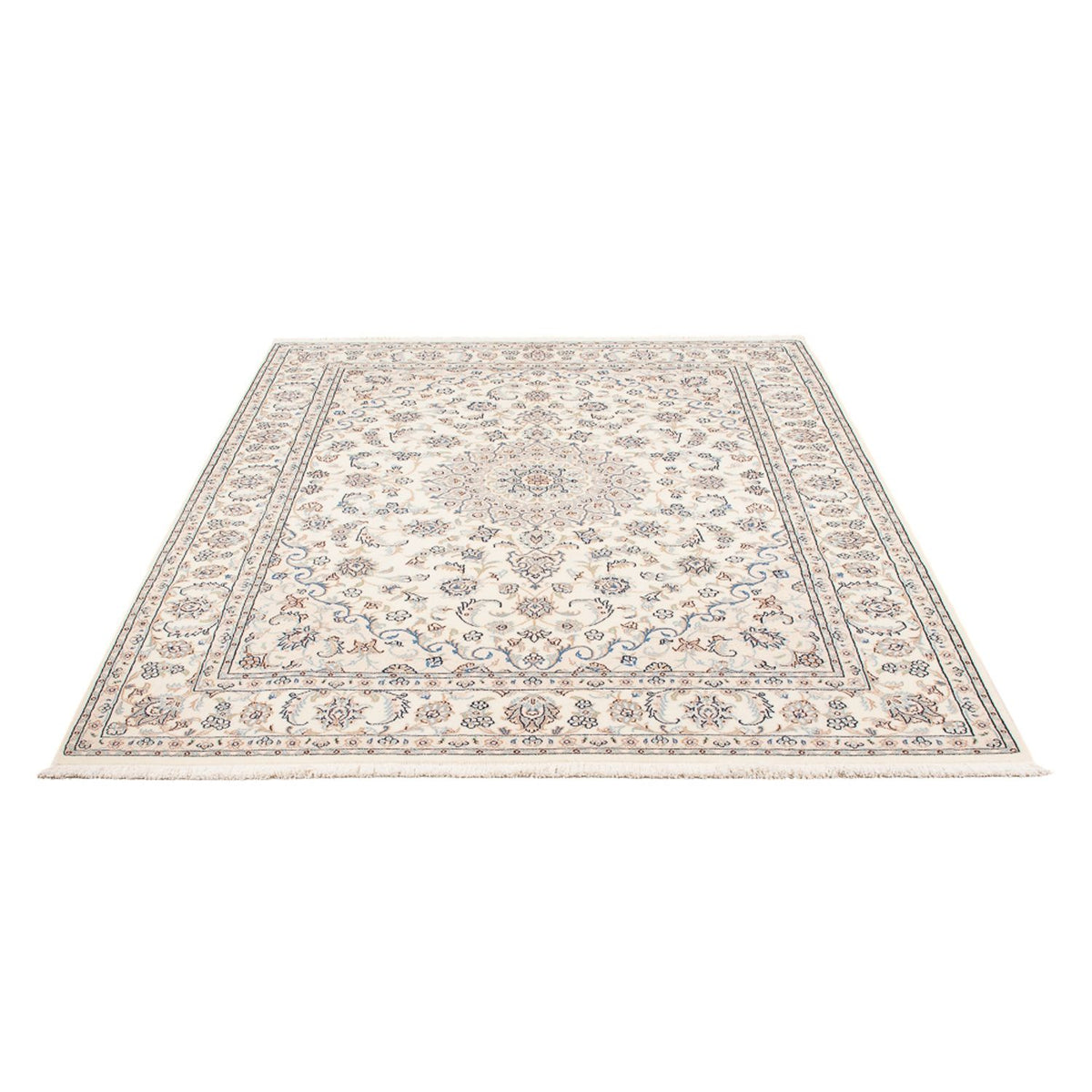 Tapis persan - Nain - Premium - 202 x 150 cm - crème